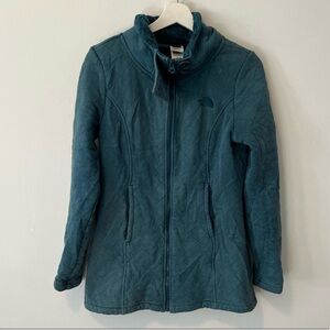 The North Face Quilted Long Zip Up Sweater